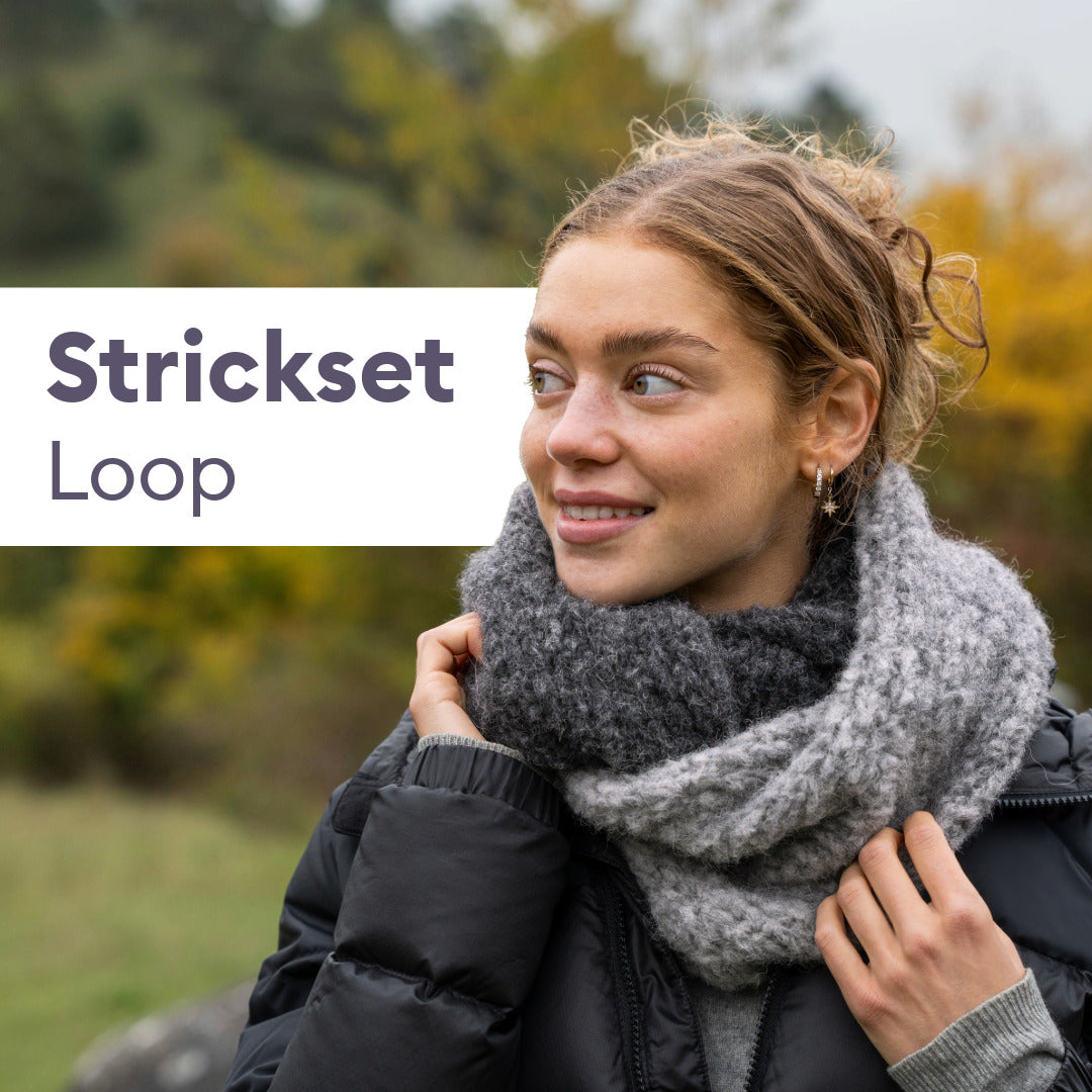 Strickset Loop aus Alpaka
