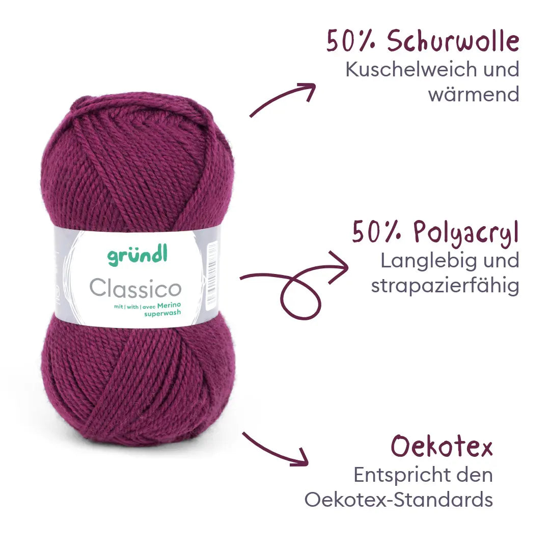 Strickset Herrenmütze mit Loop