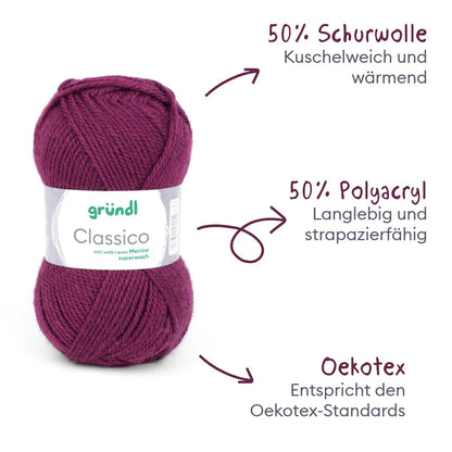 Strickset Herrenmütze mit Loop
