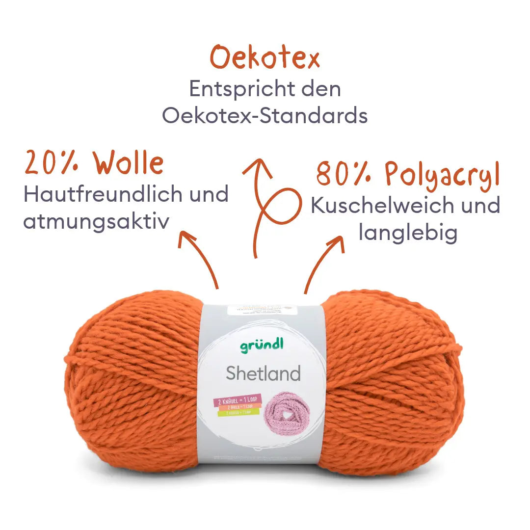 Strickset gestreifter Pullover