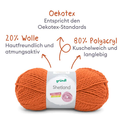 Strickset gestreifter Pullover