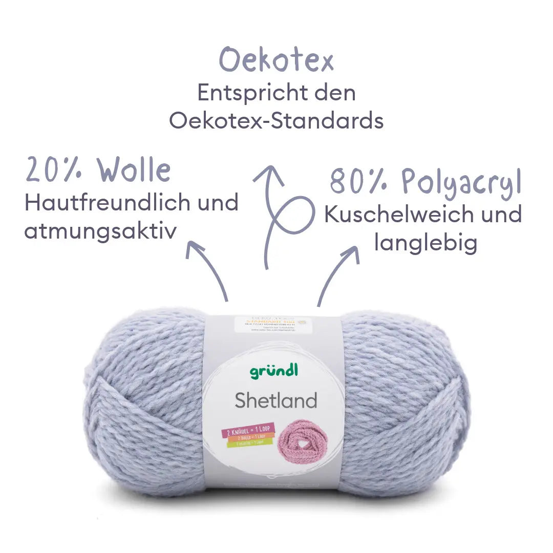 Strickset Pulli mit Ballonärmeln