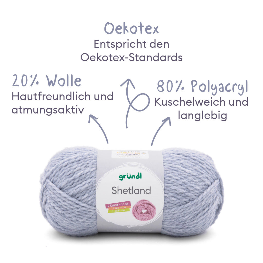 Kit de tricot Pull à rayures et manches ballon