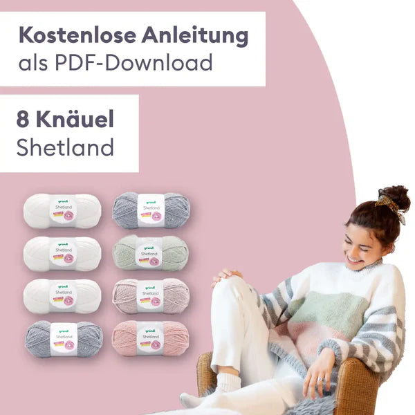 Strickset Pulli mit Ballonärmeln