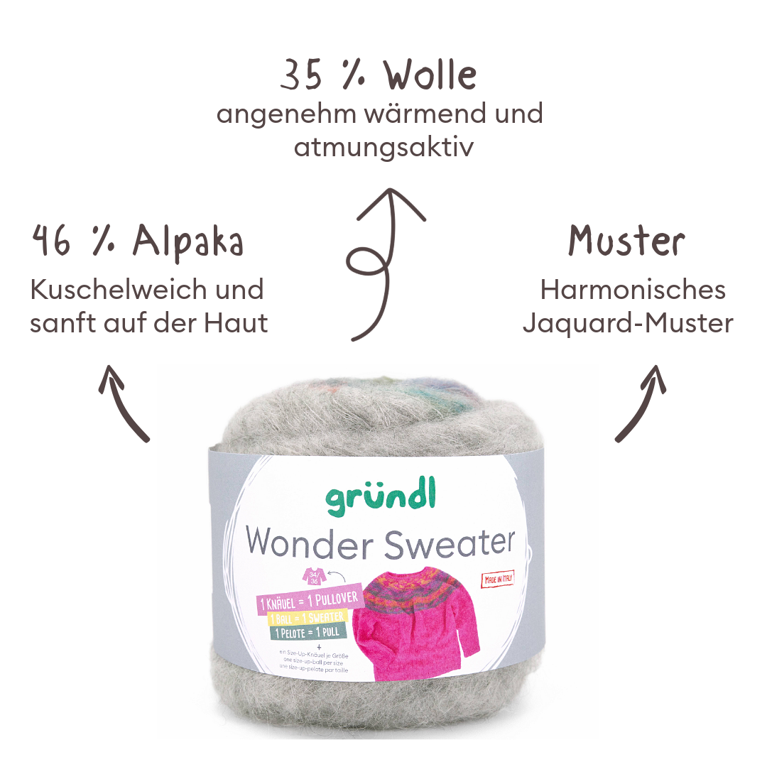Kit de tricot Wonder Sweater