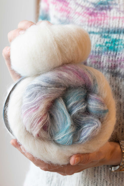 Wonder Sweater Top Down mit Rundpasse
