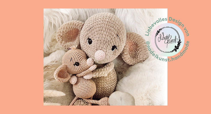Crocheter des doudous avec amour : coopération avec Anne de @nadelkunst.handmade