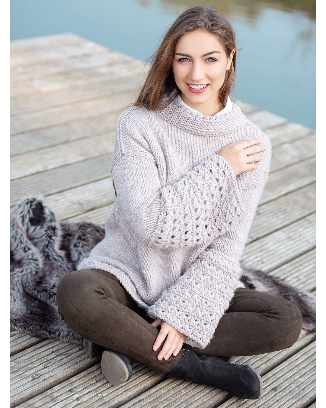 Anleitung Pulli mit Trompetenärmeln