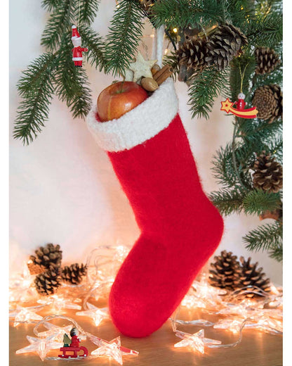 Felted Santa boots