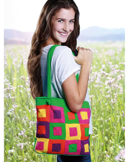 Anleitung Häkeltasche mit Granny Squares