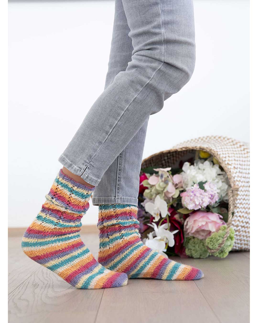 Anleitung Socken ohne Ferse