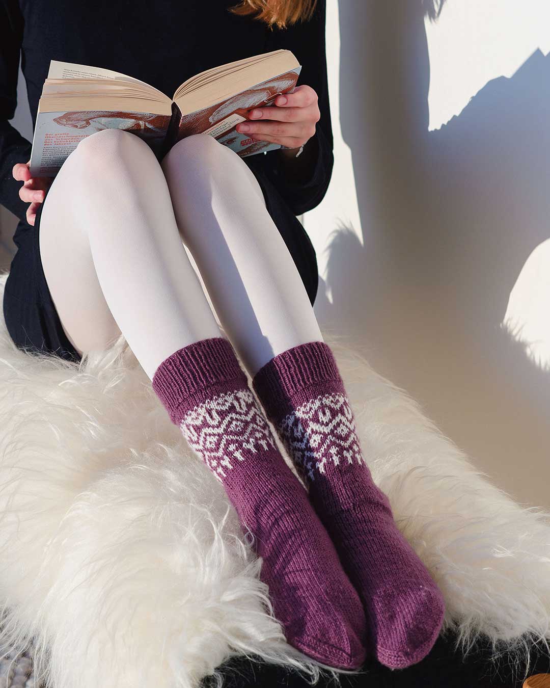 Anleitung Socken mit Norwegermuster
