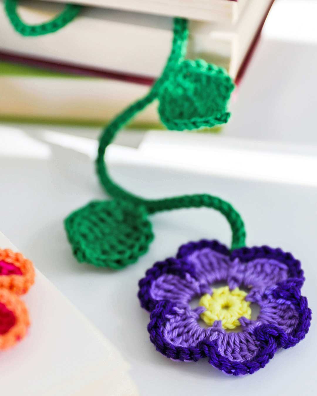 Anleitung Lesezeichen Blume