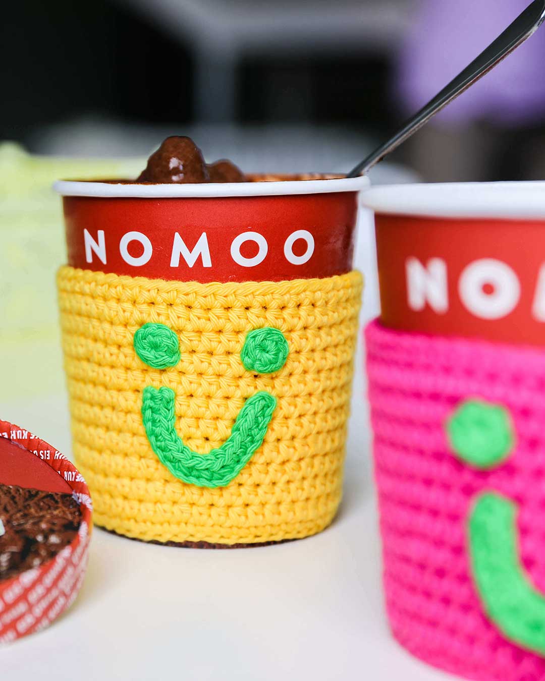 Anleitung Ice-Cup Handwärmer mit ü-Tüpfelchen