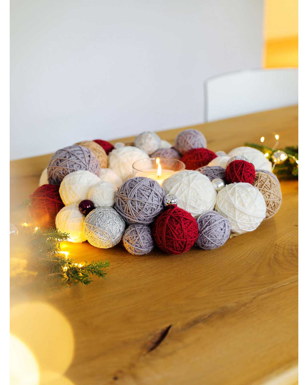 Anleitung Weihnachtskranz