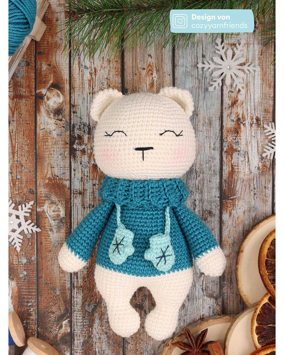 Amigurumi Eisbär