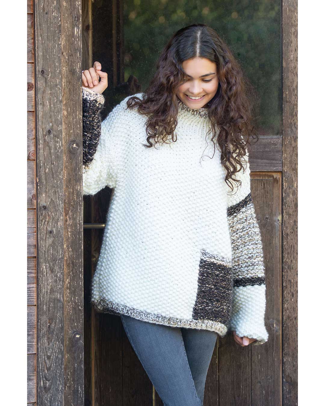 Pulli mit Perlmuster