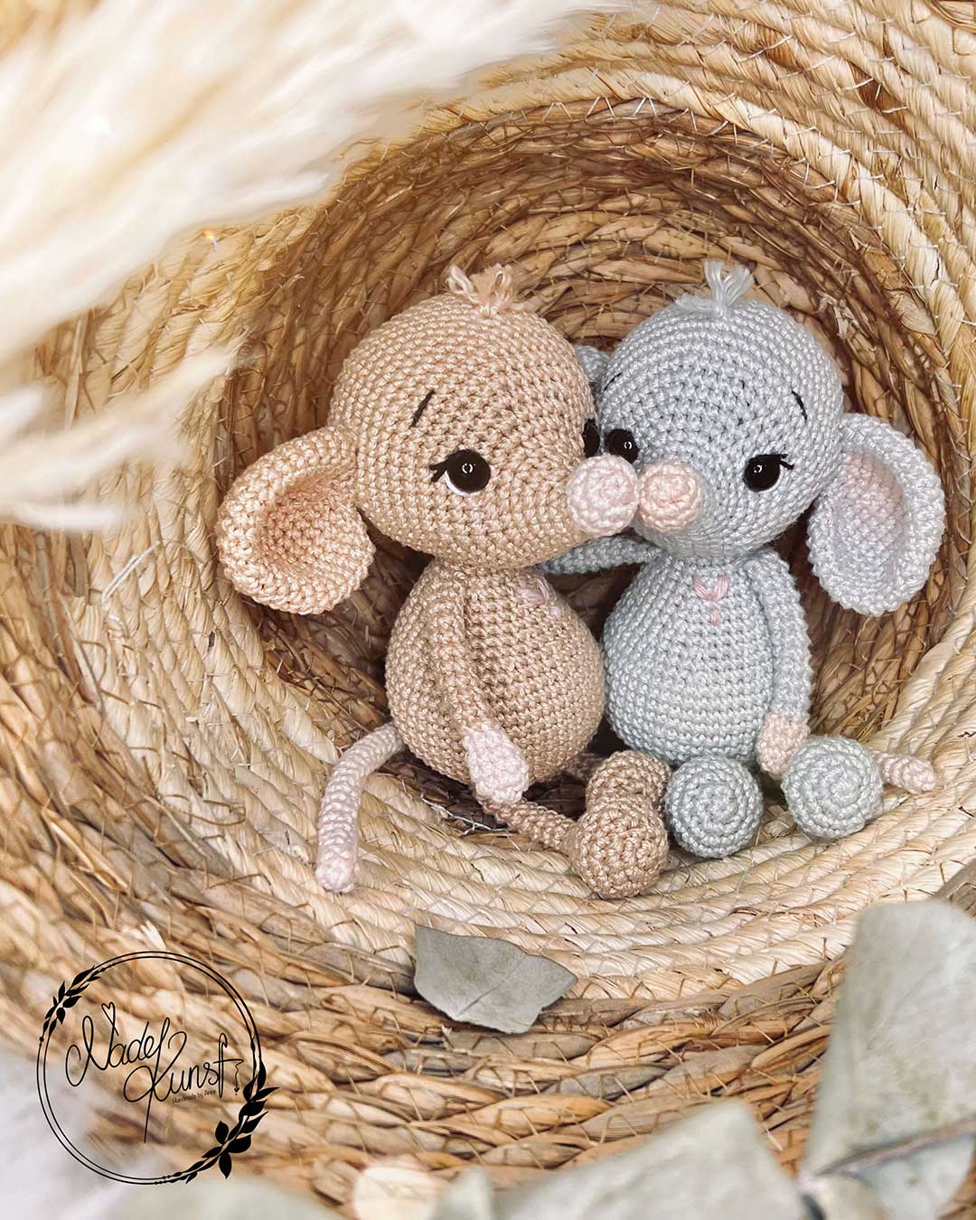 Anleitung Amigurumi Maus Milly aus Baumwollgarn
