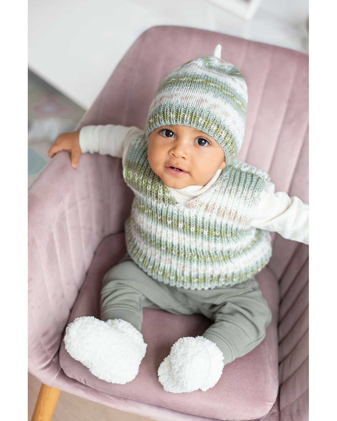 Anleitung Babypullunder und Mütze