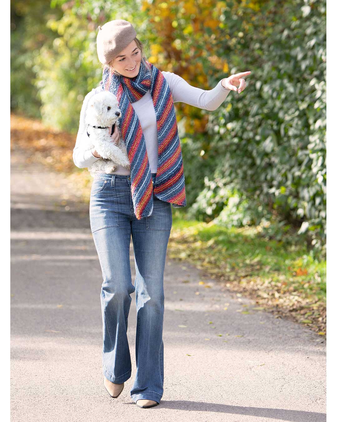 Anleitung Diagonal gestrickter Schal