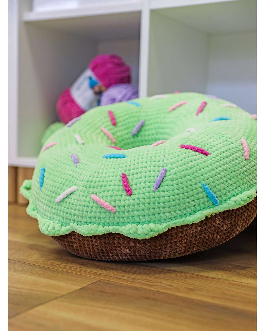 Anleitung Donut-Kissen