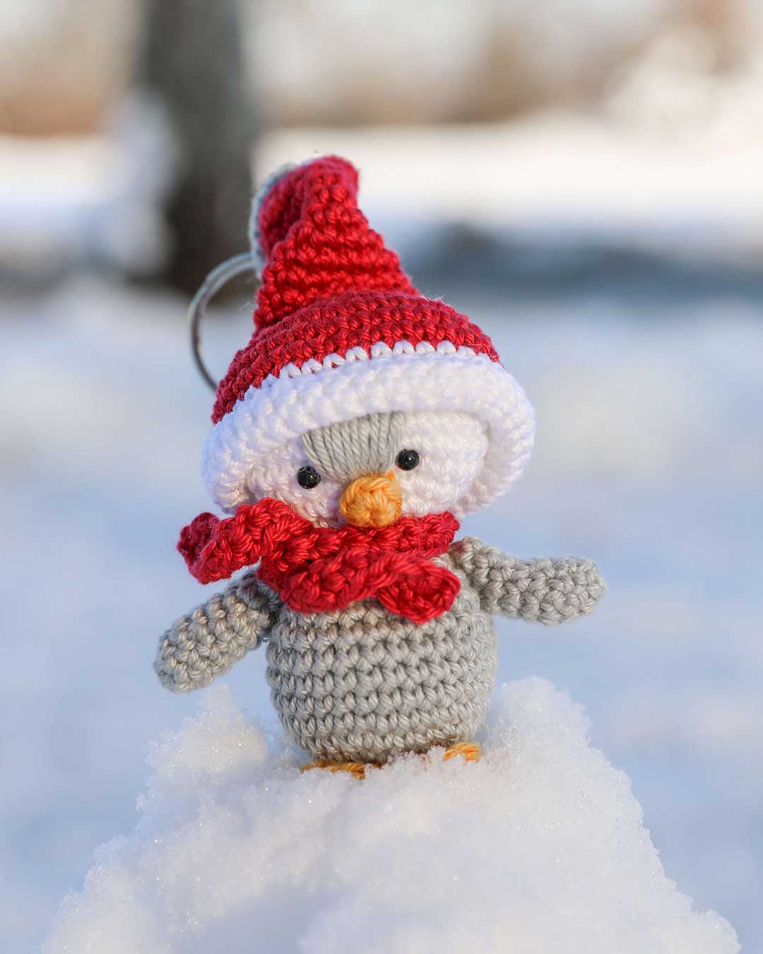 Anleitung Kleiner Weihnachtspinguin
