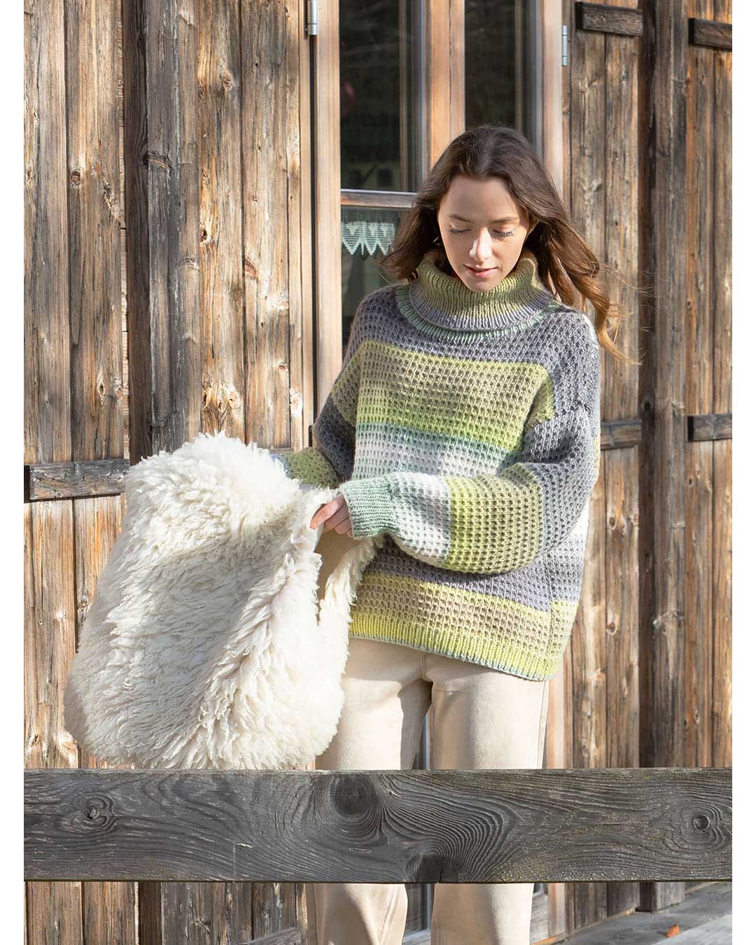 Anleitung Pulli mit Hebemaschenmuster