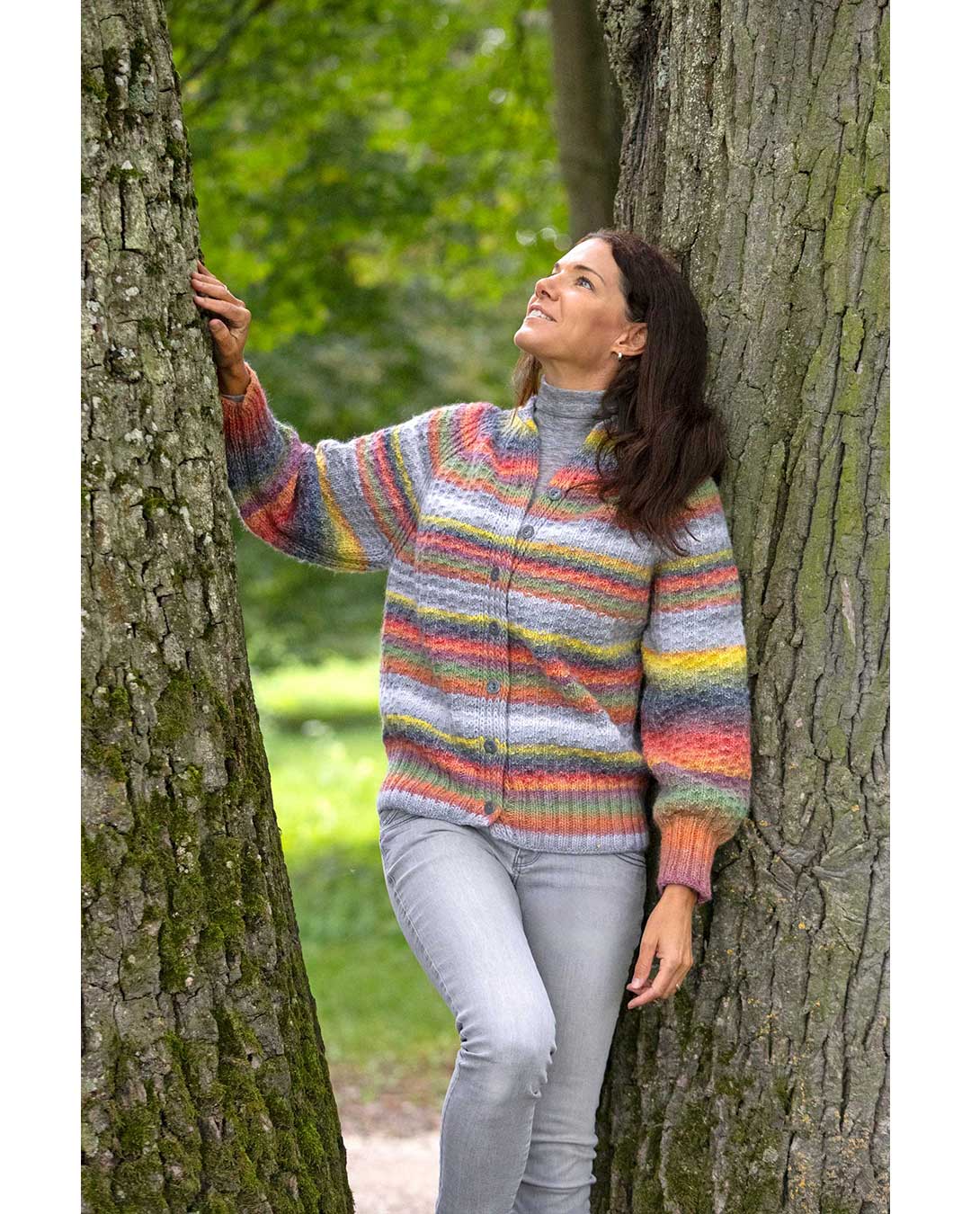 Anleitung Luminosa Cardigan mit Farbverlauf Top Down
