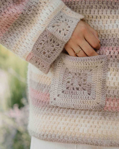 Anleitung Pulli mit Granny Squares