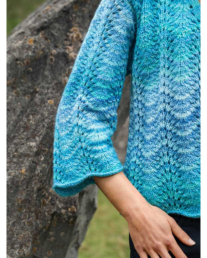 Anleitung Cardigan im Wellenmuster
