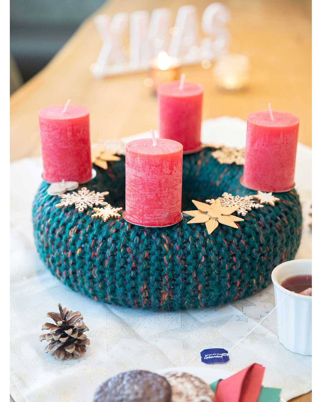Anleitung Adventskranz