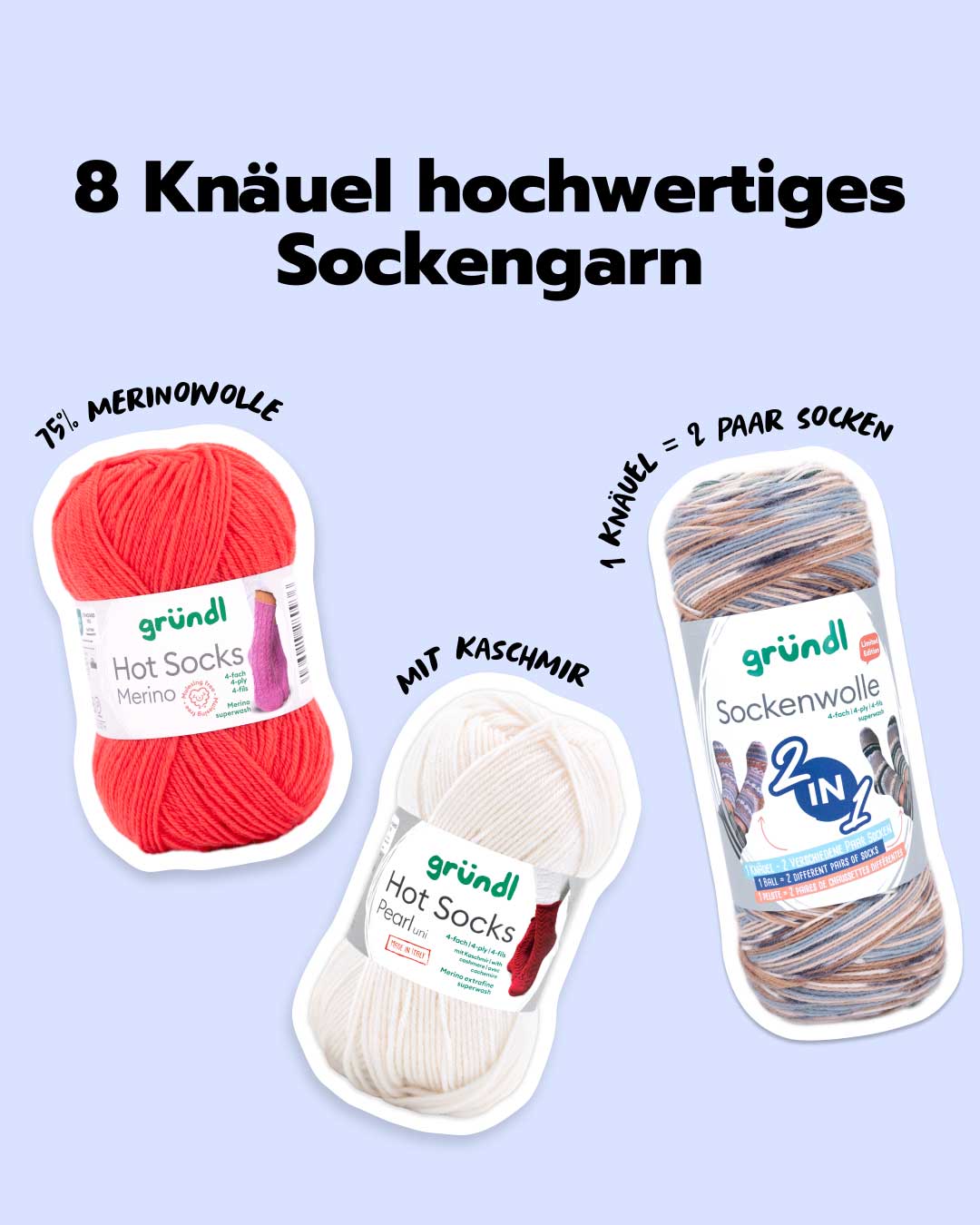 Strickset Sockenbestseller 4-fach