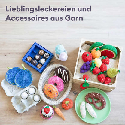 Häkelset Kinderküche und Kaufmannsladen
