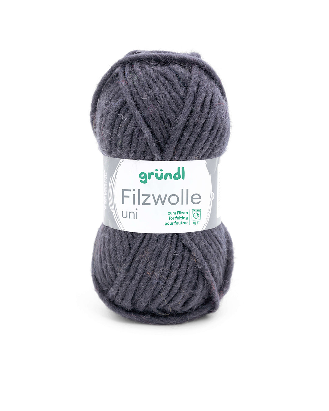 solid-color felted wool