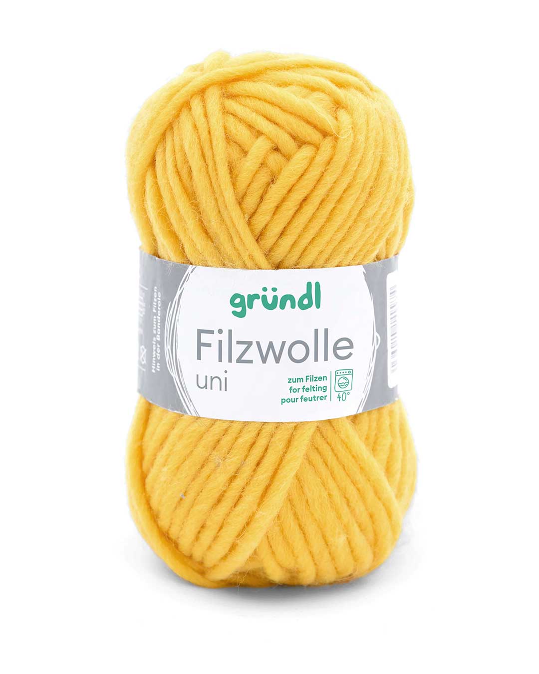 solid-color felted wool