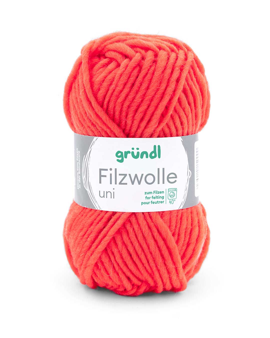 solid-color felted wool