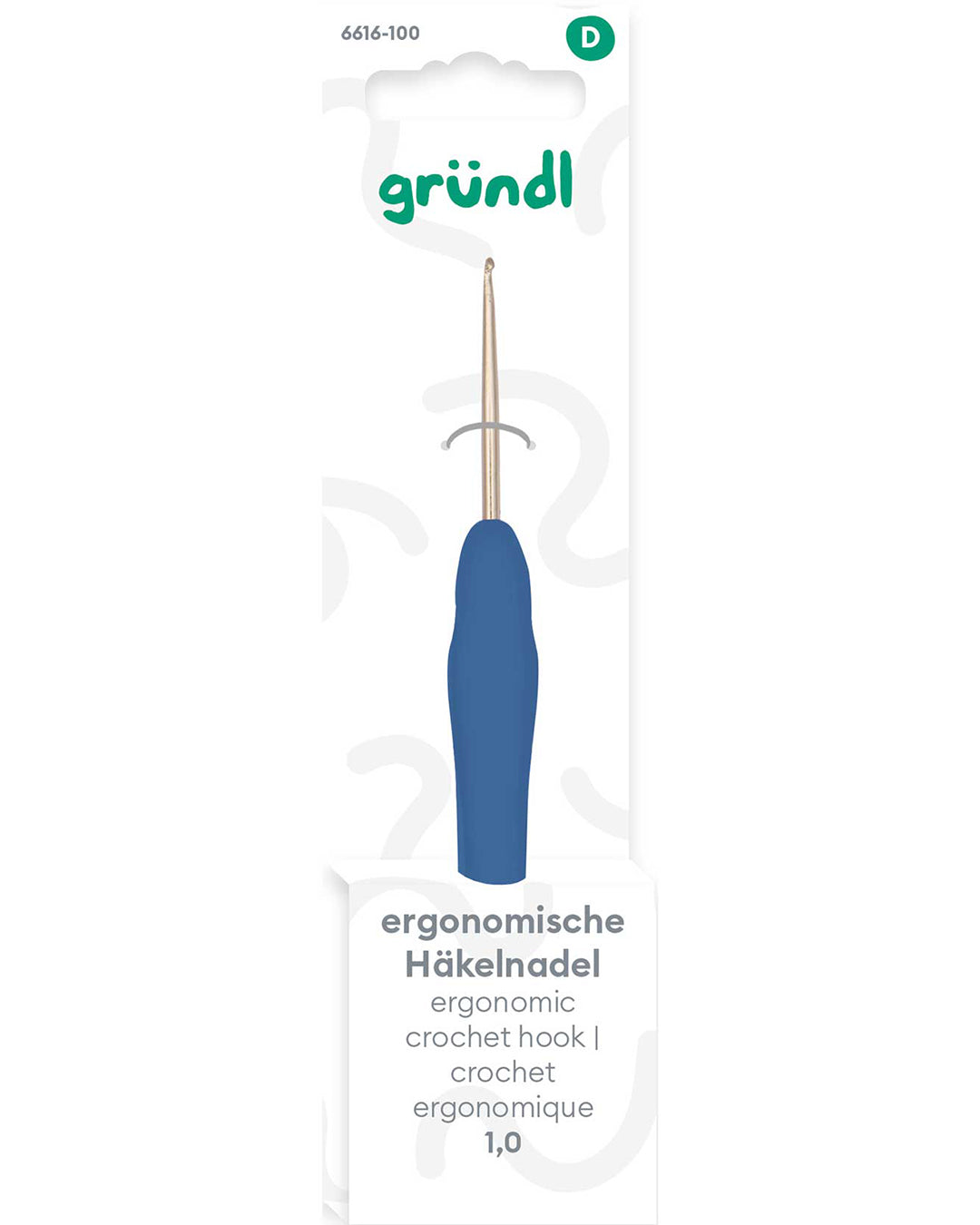 Ergonomische Häkelnadel