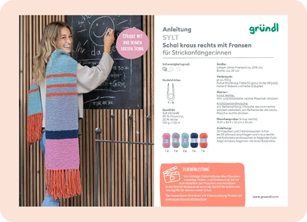 Strickanleitung downloaden und Garn online bestellen