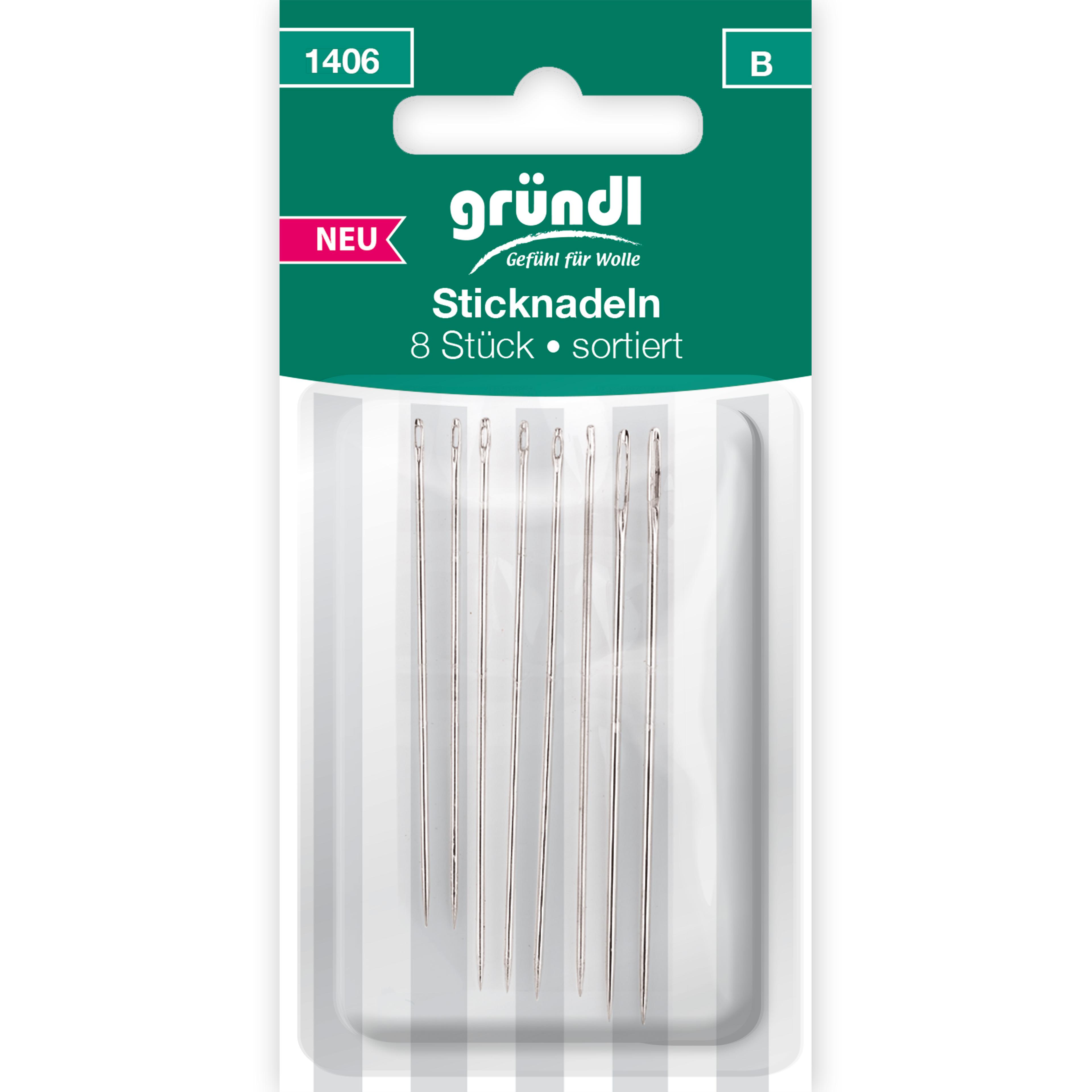 Embroidery needles with point – 8 pcs
