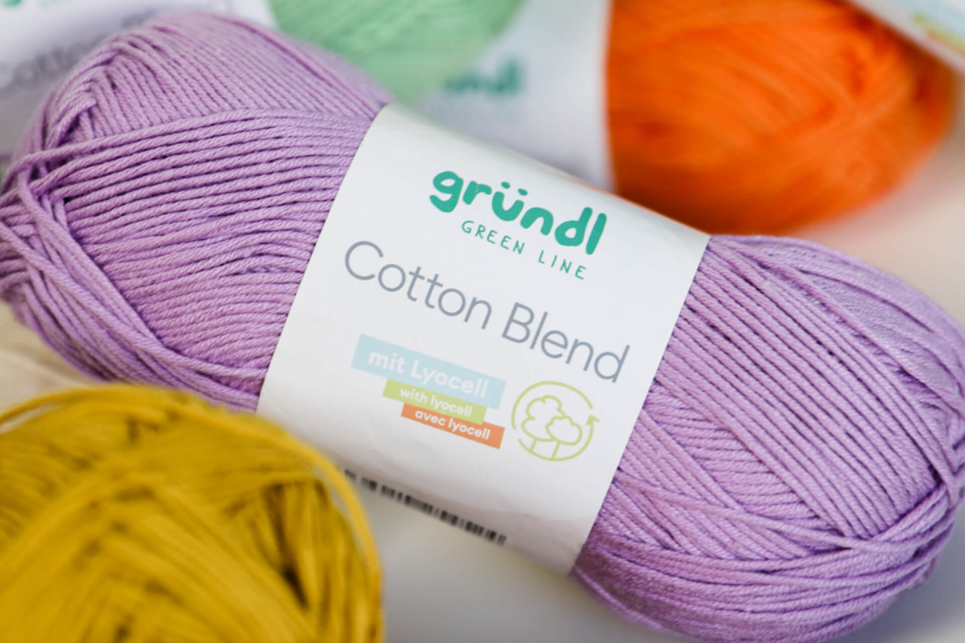Gründl Wolle Cotton Blend in Lila