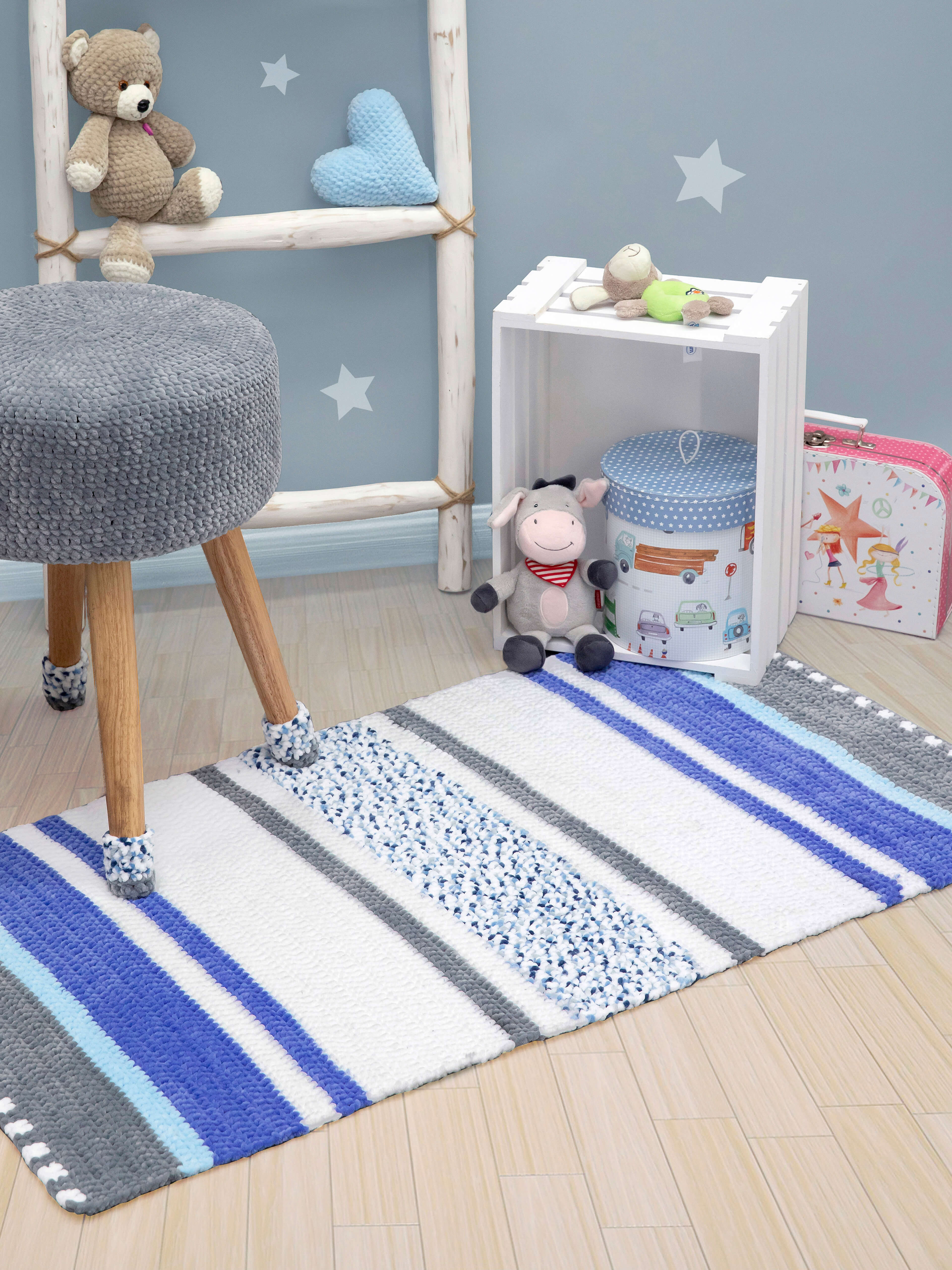 Striped Rug for Kid’s Room