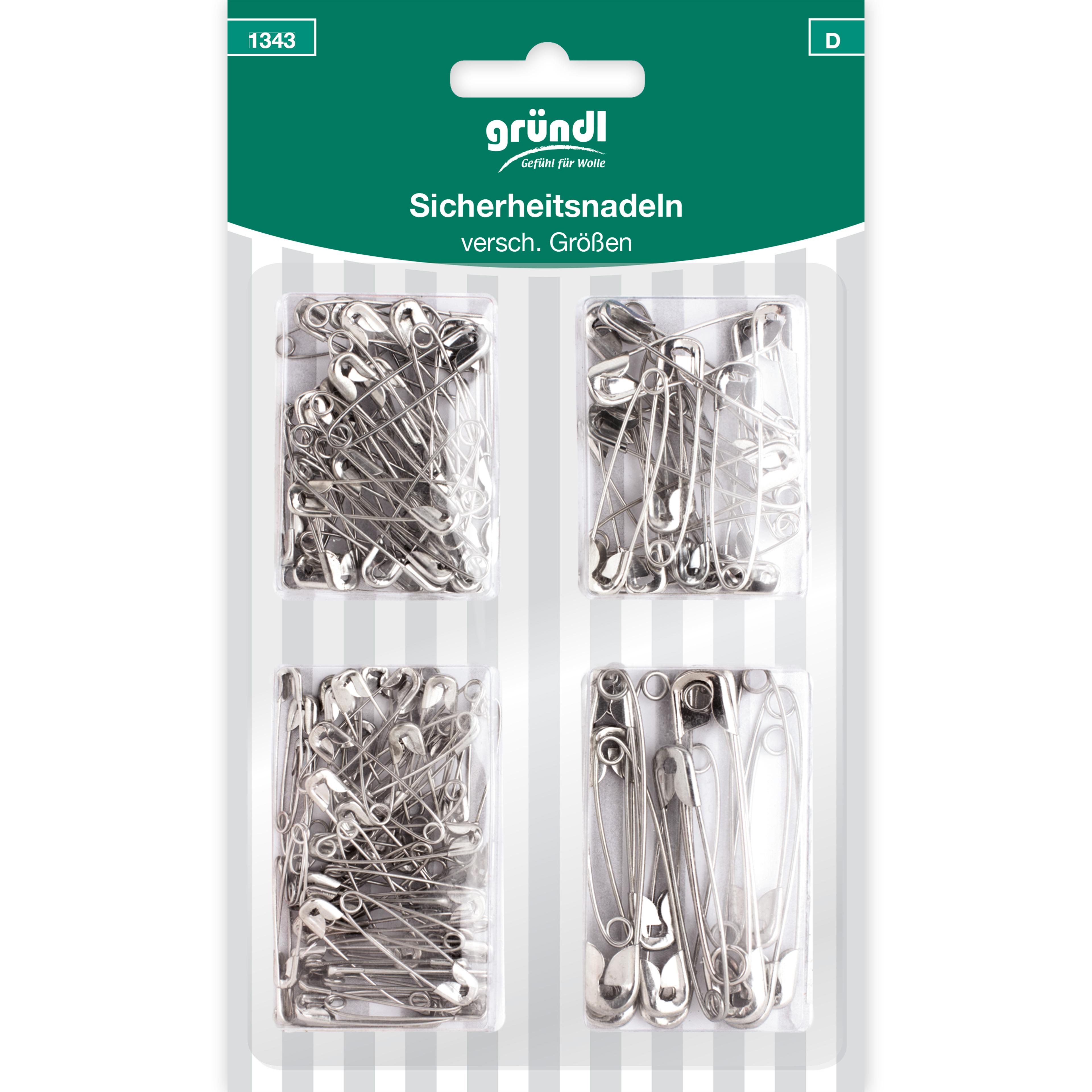 Assorted safety pins
