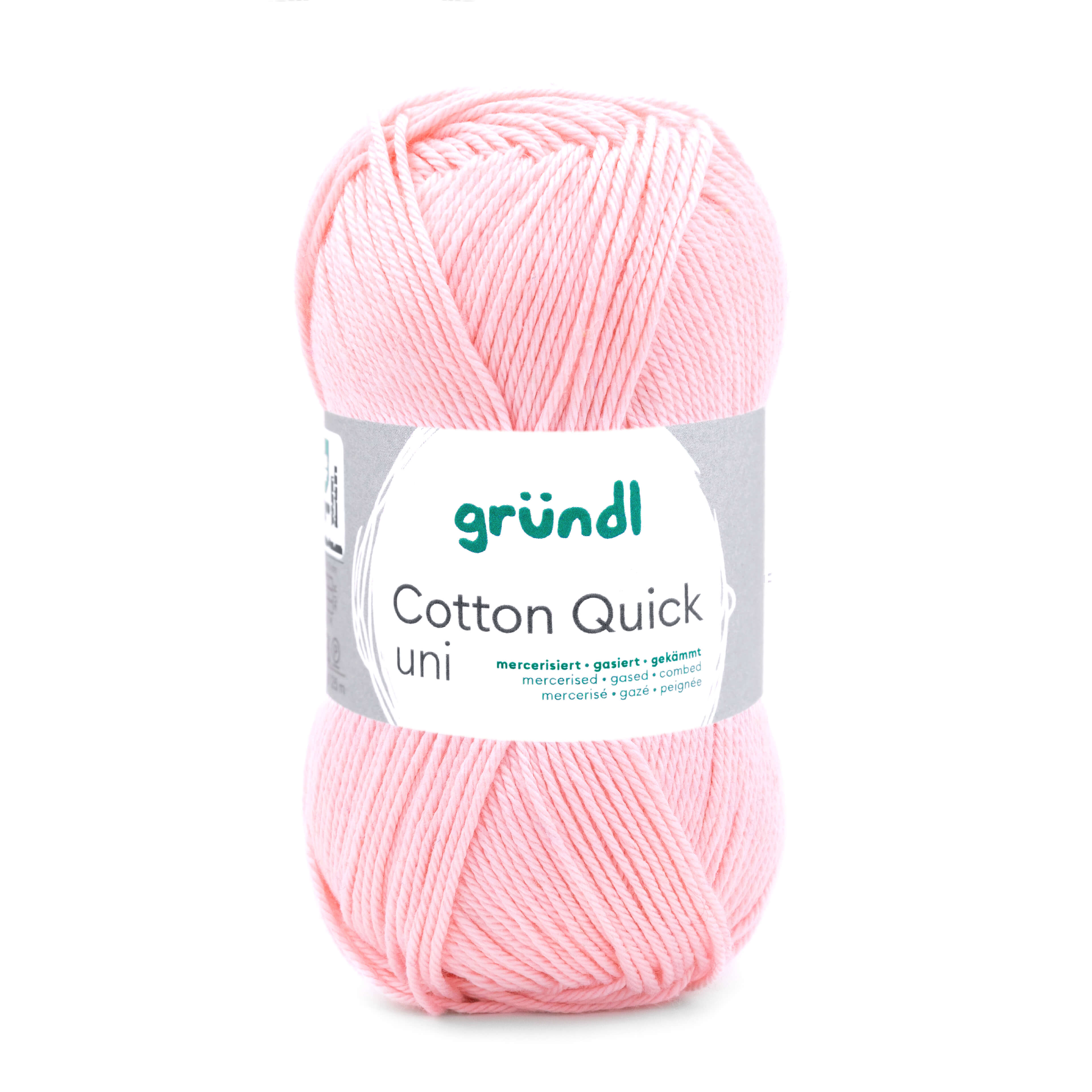 Cotton Quick uni Wollknäuel in rosa 